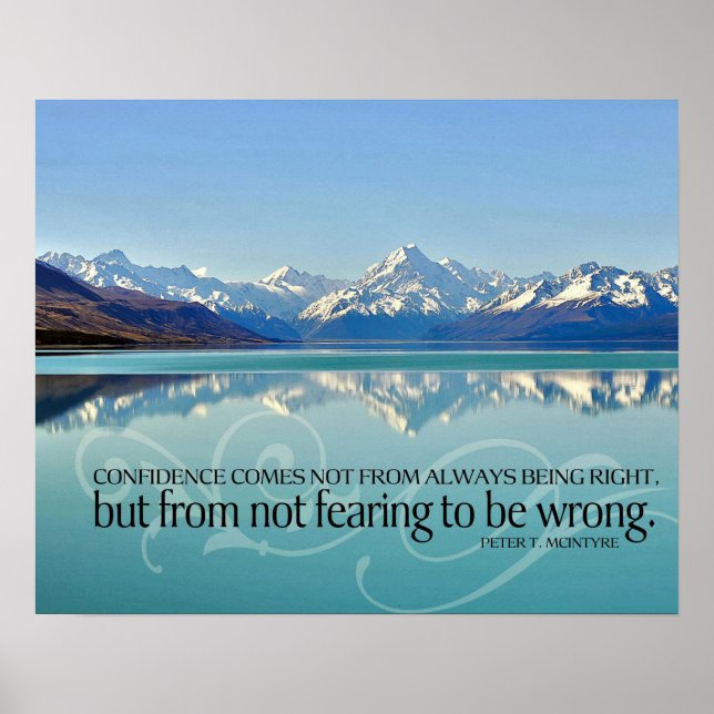 Confidence Poster (Front)