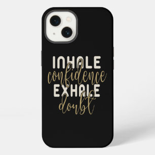 Confidence Quote Inspirational Motivational Black iPhone 13 Case