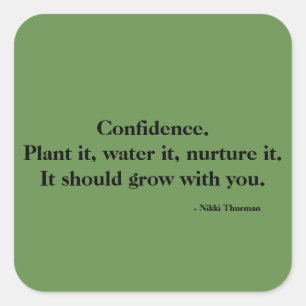 Confidence Sticker