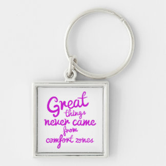 Confidence, Success, Goals Attitude Motivational Key Ring