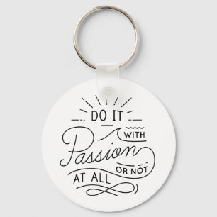 Confidence, Success, Goals Attitude Motivational Key Ring