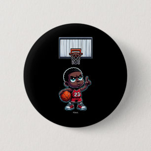 Confident And Motivated Little Michael  6 Cm Round Badge