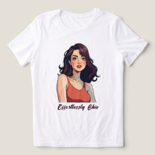 Confident Beauty – Chic and Stylish Tri-Blend Shirt