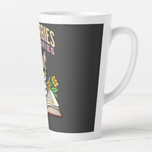 Confident & Calm – No Worries Quote Tee Latte Mug