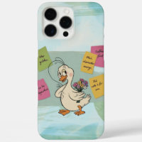 Confident Duck with Motivational Sticky Notes 