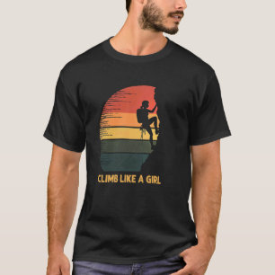 Confident Girl Climber T-Shirt
