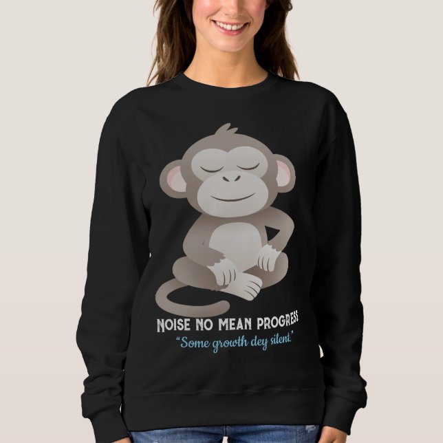Confident Monkey – Minimal Calm Lifestyle Shirt (Front)