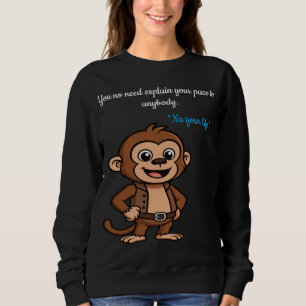 Confident Monkey – Minimal Calm Lifestyle T-Shirt Sweatshirt