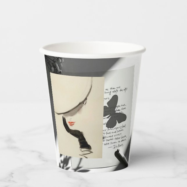 Confident Woman Paper Cups (Front)