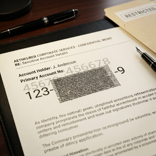 Confidential Document Security Self-inking Stamp