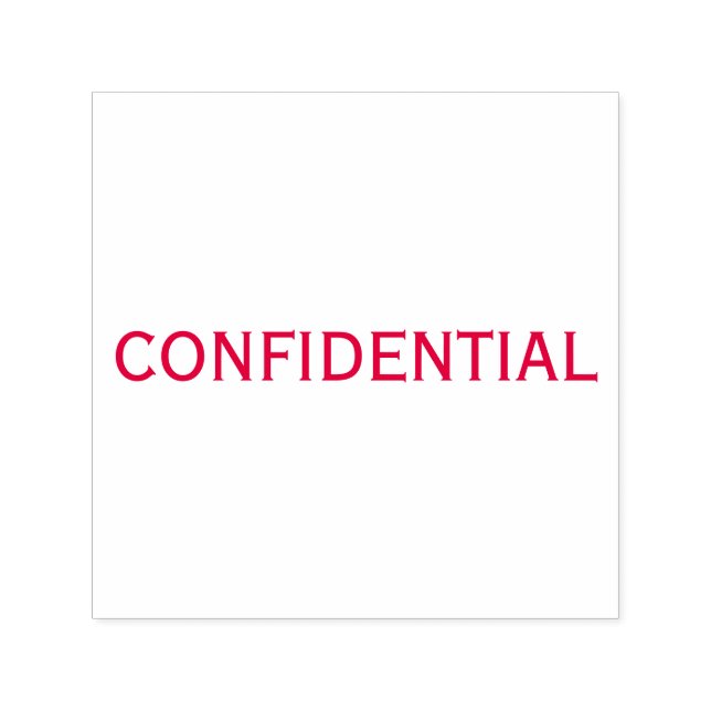 Confidential Documents Business Office Self-inking Stamp (Design)