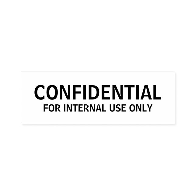 CONFIDENTIAL labels Self-inking Stamp (Design)