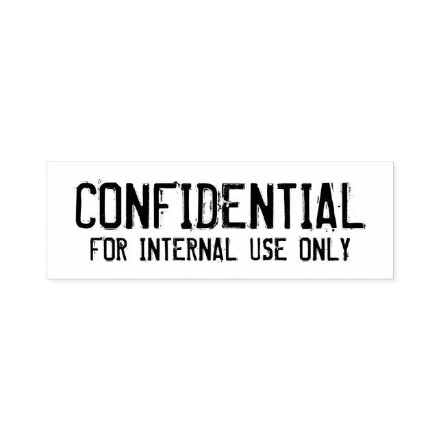 CONFIDENTIAL labels Self-inking Stamp (Design)