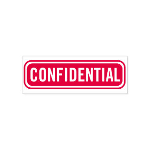 Confidential Self-inking Stamp