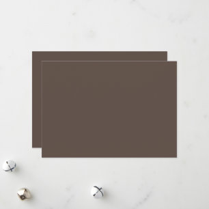 Confidently Against a Stylish Brown Wall Holiday Card