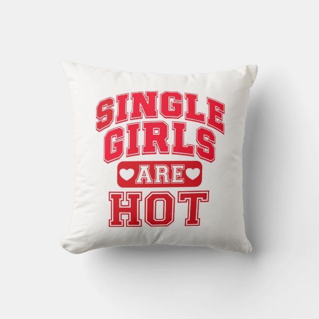 Confidently Single Vibes Cushion (Front)