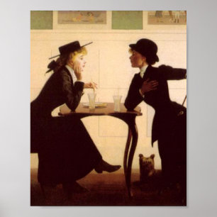 Confides By Harry Watrous Poster