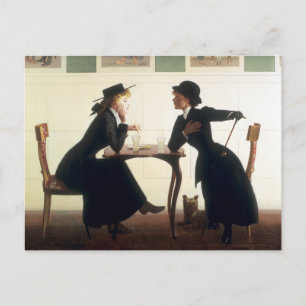 Confides by Harry Watrous Poster Postcard