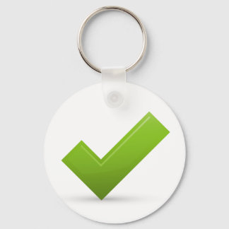 confirm-679245 GREEN CHECK MARK CORRECT SYMBOL LOG Key Ring