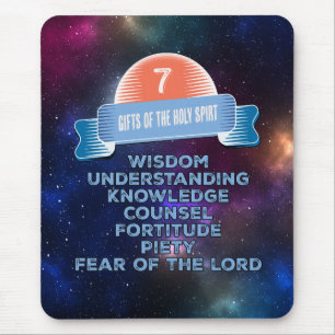 Confirmation 7 Gifts of the Holy Spirit Mouse Pad