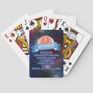 Confirmation 7 Gifts of the Holy Spirit Playing Cards