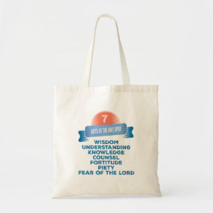 Confirmation 7 Gifts of the Holy Spirit Tote Bag