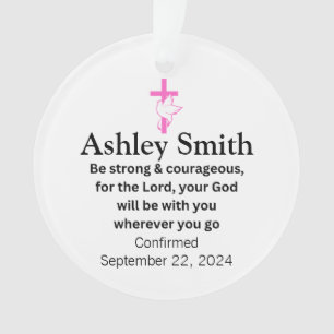Confirmation Acrylic Ornament Gifts for Girls