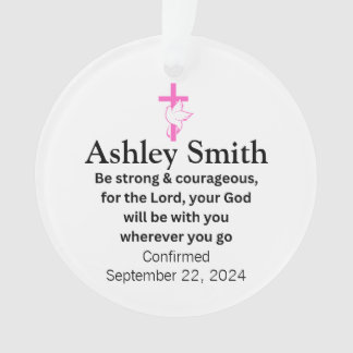 Confirmation Acrylic Ornament Gifts for Girls
