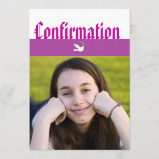 Confirmation announcement