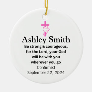 Confirmation Ceramic Ornament Gifts for Girls