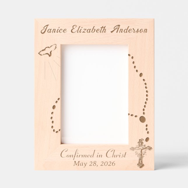 Confirmation Engraved Frames (Front)