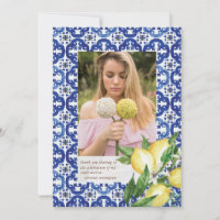 Confirmation For Her Mediterranean Tiles Lemons