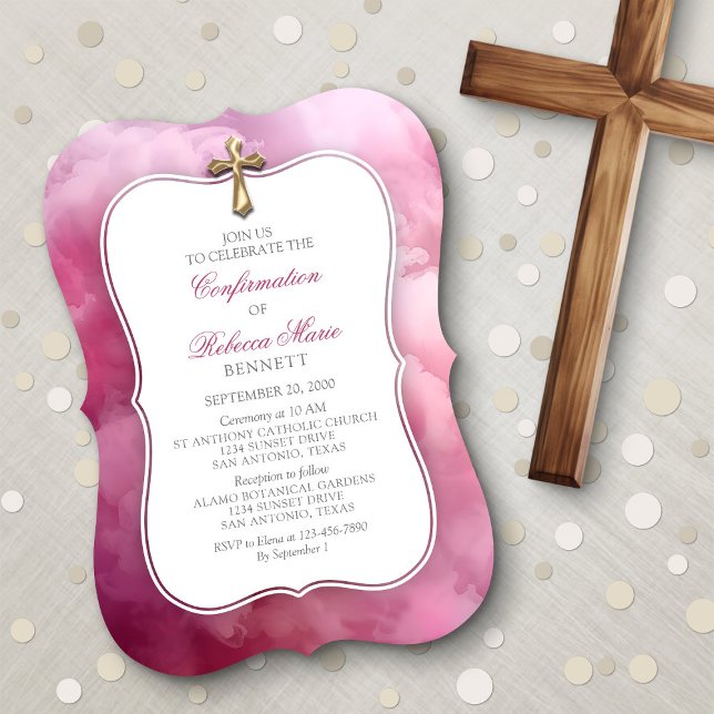 Confirmation Girls' Invitation (Creator Uploaded)