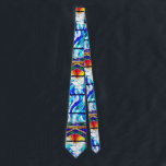 Confirmation Holy Ghost | Spirit Stained Glass Tie<br><div class="desc">This colourfully stained glass look tie with the Holy Spirit | Holy Ghost would be an awesome 
gift for anyone receiving the Sacrament of Confirmation!</div>