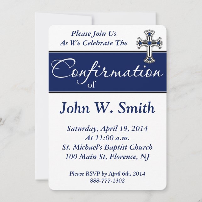 Confirmation Invite (Front)