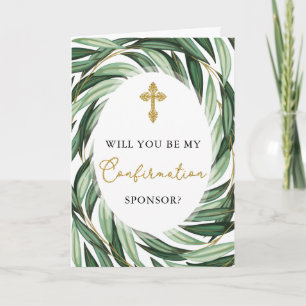 Confirmation Sponsor Request Card