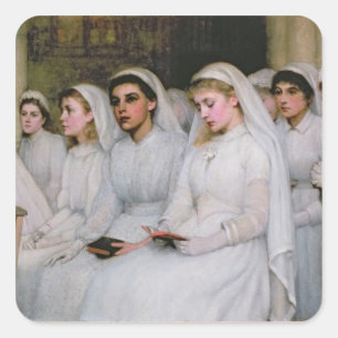 Confirmation Square Sticker