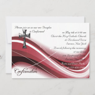 Confirmation Wave Invitation