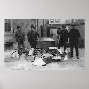 CONFISCATED STILL and MOONSHINE PROHIBITION Poster