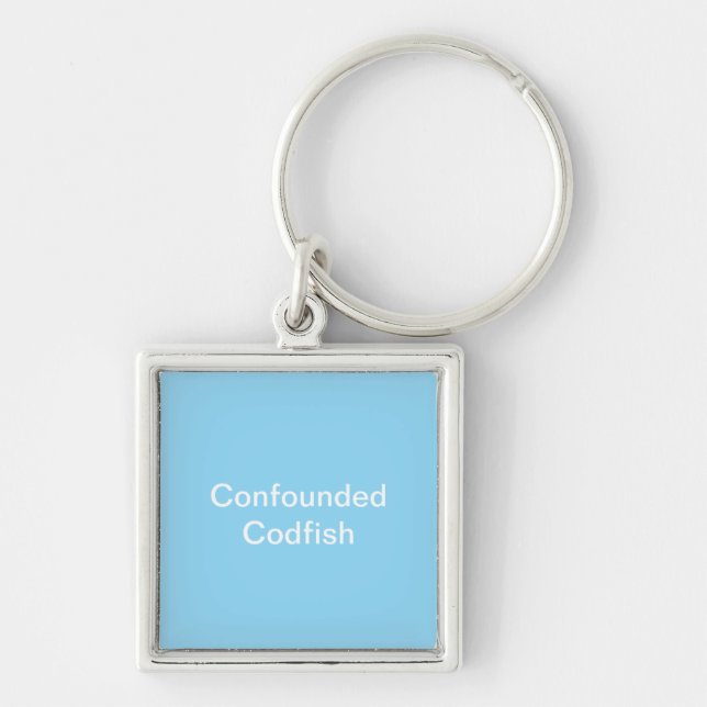 Confounded Codfish Keychain (Front)