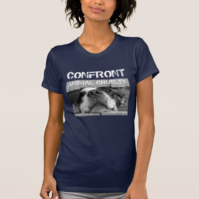 Confront Animal Cruelty T-Shirt (Front)