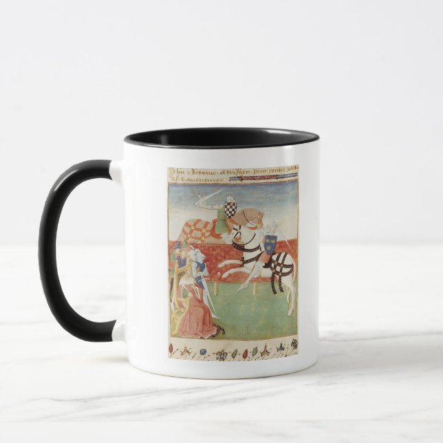 Confrontation of Two Knights before the King Mug (Left)