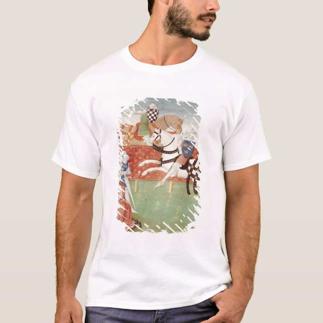Confrontation of Two Knights before the King T-Shirt (Front)