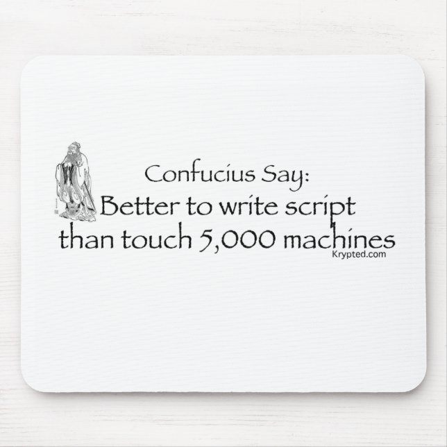 Confucious Mouse Pad (Front)