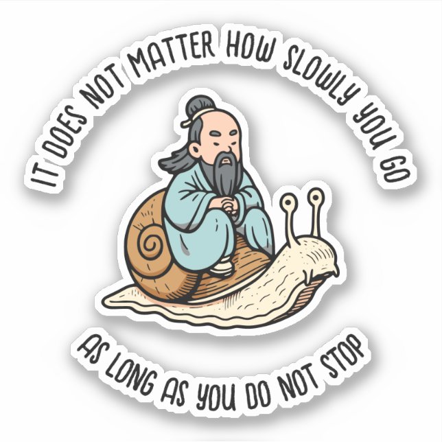 Confucius and the snail (Front)