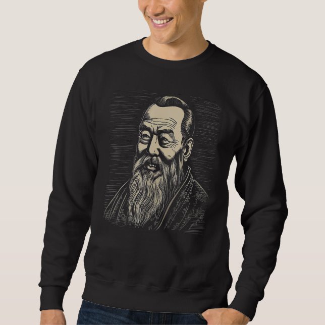 Confucius Chinese Philosopher Sweatshirt (Front)