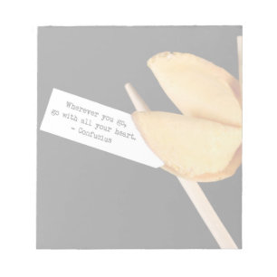 Confucius Fortune Cookie Notepad