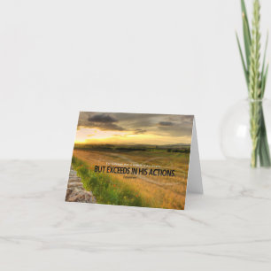 Confucius Inspirational Quote "Humility" Thank You Card