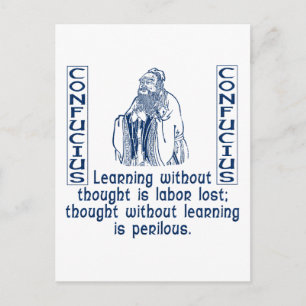 Confucius Postcard