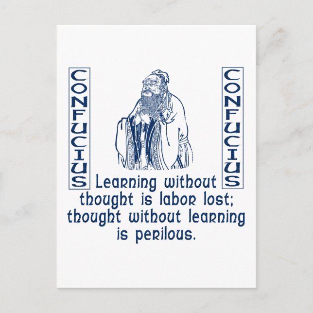 Confucius Postcard (Front)